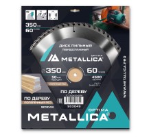 Диск пильный по дереву METALLICA Optima 350x50х3.5х60z