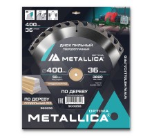 Диск пильный по дереву METALLICA Optima 400x50х3.5х36z
