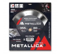 Диск пильный по стали METALLICA Ultra 305x25.4х2.8х80z