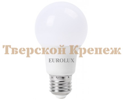 Лампа светодиодная EUROLUX LL-E-A60-15W-230-6K-E27