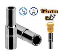 Головка торцевая удлиненная INGCO 1/2" 12 мм