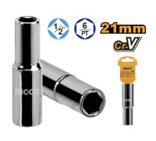 Головка торцевая удлиненная INGCO 1/2" 21 мм