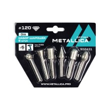 Набор шарошек алмазных METALLICA Optima 6 шт