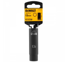 Головка торцевая ударная длинная DEWALT 1/2" 13 мм