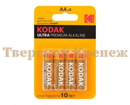 Батарейки Kodak LR6-4BL ULTRA PREMIUM Alkaline [ KAA-4 UD]