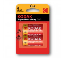 Батарейки Kodak R14-2BL SUPER HEAVY DUTY Zinc [KCHZ-2]