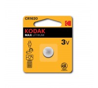 Батарейки Kodak CR1620-1BL MAX Lithium