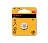 Батарейки Kodak CR2450-BL1 MAX Lithium