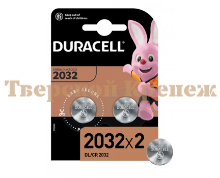 Батарейки Duracell CR2032-2BL Батарейки Duracell CR2032-2BL