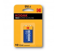 Батарейки Kodak 6LR61-1BL MAX SUPER Alkaline [K9V-1]