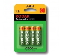 Аккумуляторы Kodak HR6-4BL 2600mAh NiMH (4 шт)