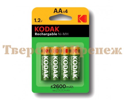 Аккумуляторы Kodak HR6-4BL 2600mAh NiMH (4 шт)