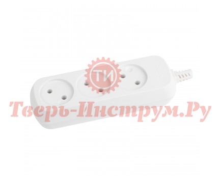 Колодка ЭРА KX-3 на 3 розетки без зазeмления Колодка ЭРА KX-3 на 3 розетки без зазeмления