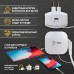 Разветвитель ЭРА SP-3e-USB-2A на 3 розетки + 2 USB 