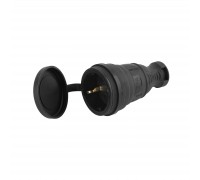 Розетка каучуковая прямая ЭРА R8-B-IP44 16A