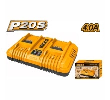 Зарядное устройство INGCO 20V 8.0А 2 порта