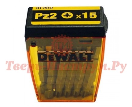 Набор бит DEWALT PZ2х50 15 шт Набор бит DEWALT PZ2х50 15 шт