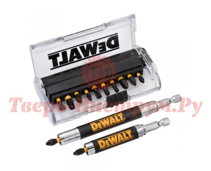Набор бит с держателем DEWALT 14 шт