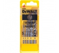 Набор сверл по бетону DEWALT 5 шт