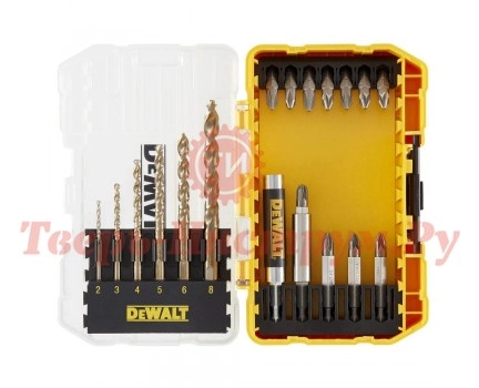 Набор бит и сверл по металлу DEWALT Extreme 19 шт Набор бит и сверл по металлу DEWALT Extreme 19 шт