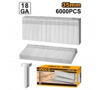 Гвозди для нейлера INGCO GA18 35 мм 6000 шт