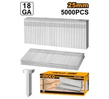 Гвозди для нейлера INGCO GA18 25 мм 5000 шт