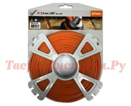 Леска триммерная STIHL Круг 2.4 мм х 86 м Леска триммерная STIHL Круг 2.4 мм х 86 м