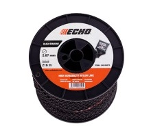 Леска триммерная ECHO Black Diamond Line 2.7 216 м