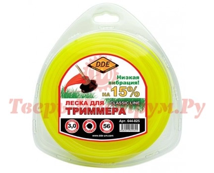 Леска триммерная DDE CLASSIC LINE 3.0 54 м Леска триммерная DDE CLASSIC LINE 3.0 54 м