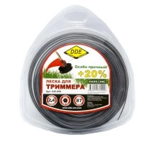 Леска триммерная DDE HARD LINE 2.4 90 м