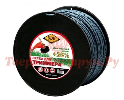 Леска триммерная DDE STEEL ROD LINE 3.0 167 м