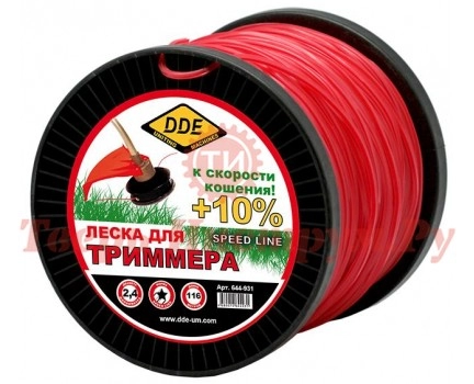 Леска триммерная DDE SPEED LINE 2.4 116 м