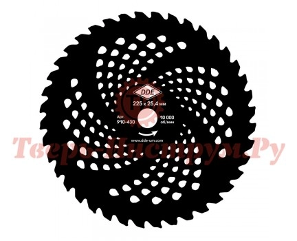 Нож для мотокосы DDE WOOD CUT 225х1.3х25.4/20 40 зубов Нож для мотокосы DDE WOOD CUT 225х1.3х25.4/20 40 зубов
