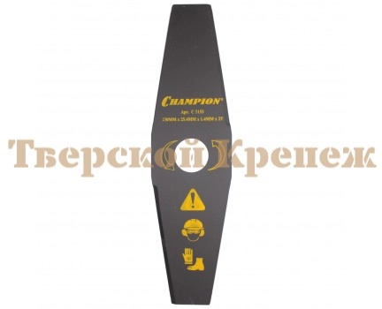 Нож для мотокосы CHAMPION 230х2.0х25.4 2 зуба
