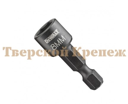 Насадка торцевая на шуруповерт мини DEWALT 8 мм Насадка торцевая на шуруповерт мини DEWALT 8 мм