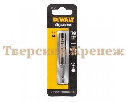 Держатель для бит DEWALT IMPACT FLEX TORQ 1/4" 80 мм Держатель для бит DEWALT IMPACT FLEX TORQ 1/4" 80 мм