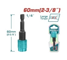 Держатель бит с фиксатором TOTAL 1/4" 60 мм