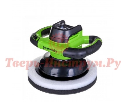 Аккумуляторная полировка GREENWORKS G24BU10