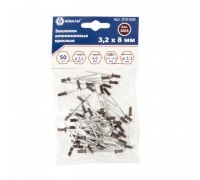 Заклепки комбинированные 3.2 х 8 мм RAL 3005 50 шт