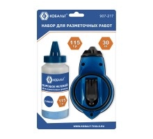 Шнур разметочный в корпусе КОБАЛЬТ + краска