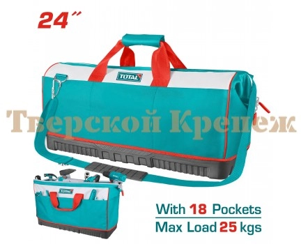 Сумка для инструмента TOTAL 25 кг 16 отделений