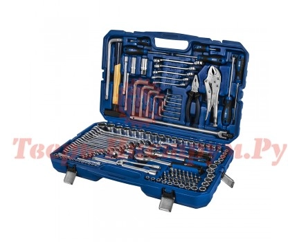Набор инструмента КОБАЛЬТ 1/4" и 1/2" и 3/8" (143 предметов)