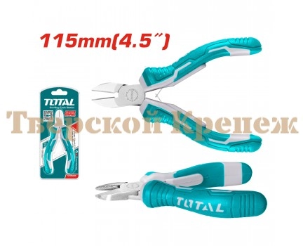 Мини-кусачки боковые TOTAL 115 мм Мини-кусачки боковые TOTAL 115 мм