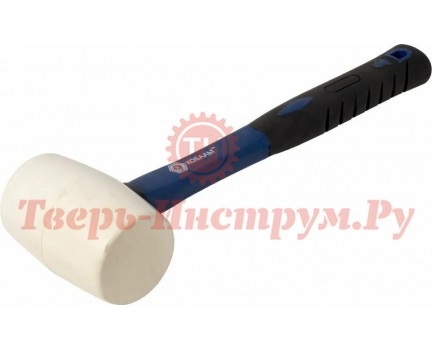 Киянка с фибергласовой рукояткой КОБАЛЬТ 450 г Киянка с фибергласовой рукояткой КОБАЛЬТ 450 г