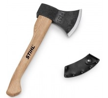 Топор с деревянной ручкой ручная ковка STIHL 700 гр