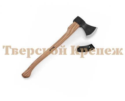 Топор с деревянной ручкой ручная ковка STIHL 1200 гр