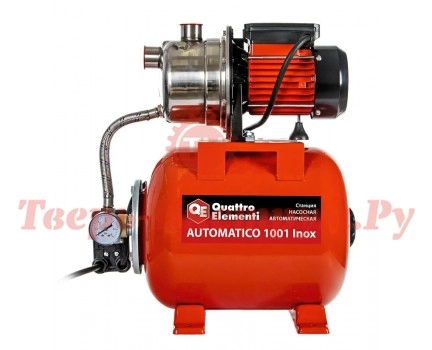 Насосная станция QUATTRO ELEMENTI Automatico 1001 INOX
