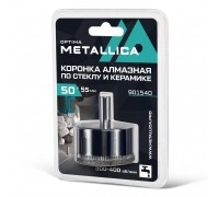 Коронка по стеклу и керамике METALLICA Optima 50 мм 1 шт