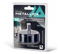 Коронка по стеклу и керамике METALLICA Optima 65 мм 1 шт