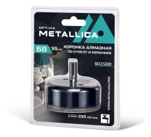 Коронка по стеклу и керамике METALLICA Optima 68 мм 1 шт
